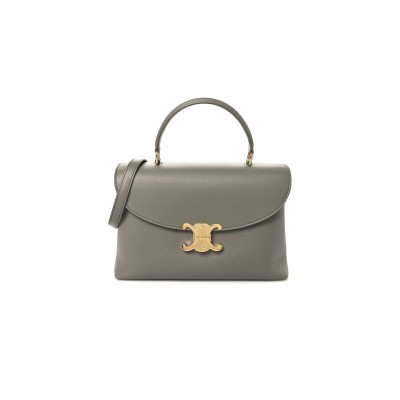 CELINE MEDIUM NINO BAG IN SUPPLE GRAINED CALFSKIN 117523FXK-10BL (25*17.5*10cm)